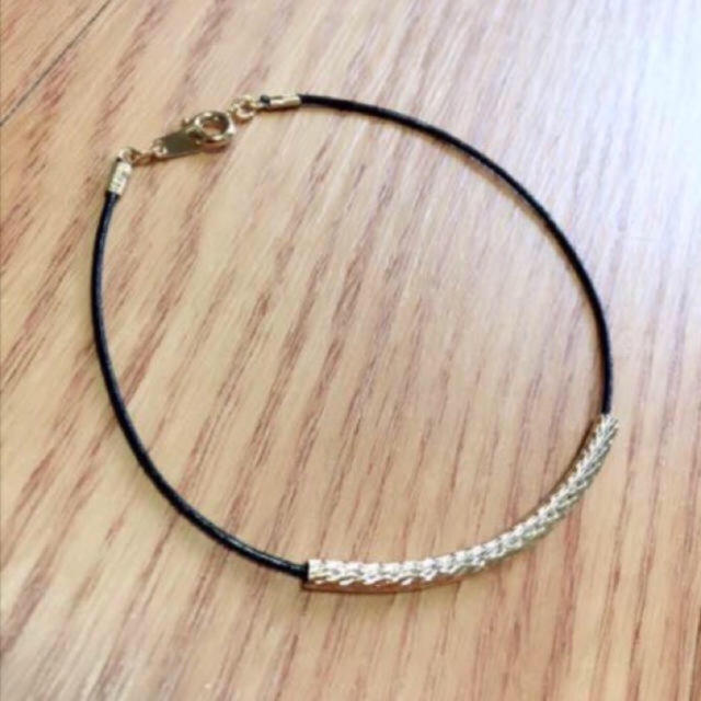 TODAYFUL(トゥデイフル)のleather pipe anklet♡ ハンドメイドのアクセサリー(アンクレット)の商品写真