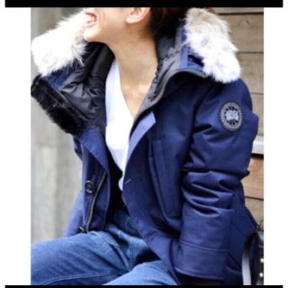 カナダグース(CANADA GOOSE)の【限定値下げ】カナダグース ブラックワッペン ［イエナ別注］(ダウンジャケット)