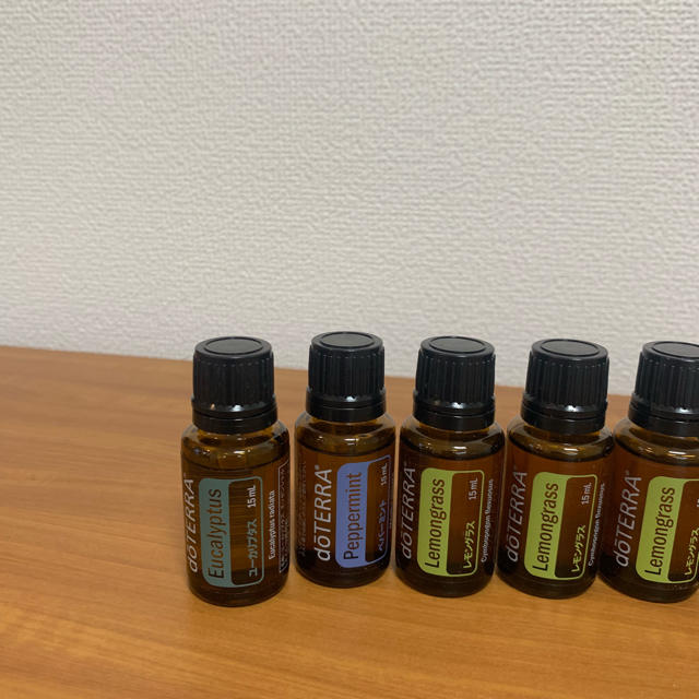 doterra  ドテラ レモン レモングラス ペパーミント ユーカリプタス 3