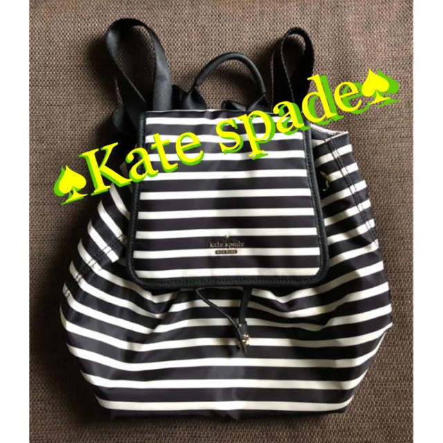 kate spade new york(ケイトスペードニューヨーク)のケイトスペードNY リュック ボーダー ストライプ レディースのバッグ(リュック/バックパック)の商品写真