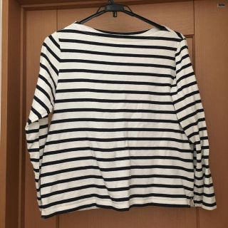 ユニクロ(UNIQLO)のUNIQLO ボーダーボートネックシャツ(Tシャツ(長袖/七分))