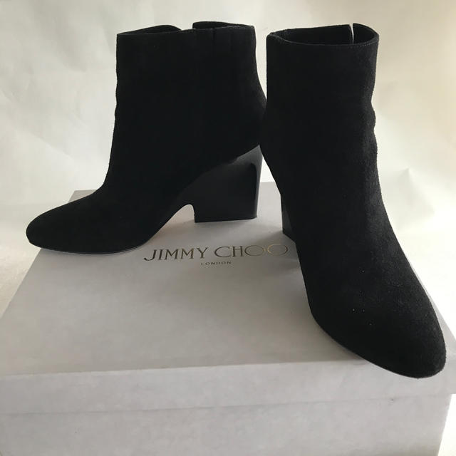 JIMMY CHOO ショートブーツ35.5黒 人気TOP okela.dz