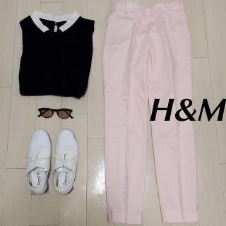 エイチアンドエム(H&M)のH&M 美品 クロップドパンツ(クロップドパンツ)