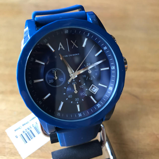 ARMANI EXCHANGE - 新品✨アルマーニエクスチェンジ クオーツ メンズ 腕時計 AX1327 ネイビーの通販 by てっちゃん(´∀｀)｜アルマーニエクスチェンジならラクマ