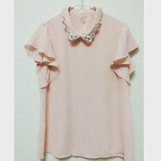 アプワイザーリッシェ(Apuweiser-riche)のアプ♡ビジューブラウス(Tシャツ(半袖/袖なし))