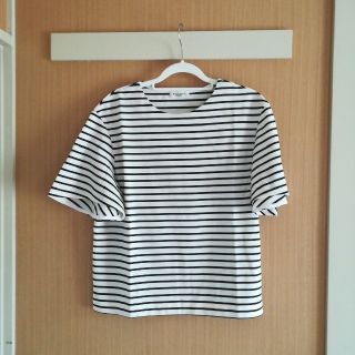 アダムエロぺ(Adam et Rope')のadam et rope　ボーダーTシャツ　タグ付(Tシャツ(半袖/袖なし))