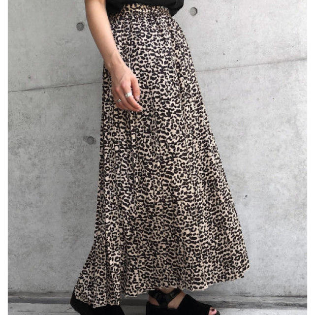 PAGEBOY(ページボーイ)のPAGEBOY レオパードスカート レディースのスカート(ロングスカート)の商品写真