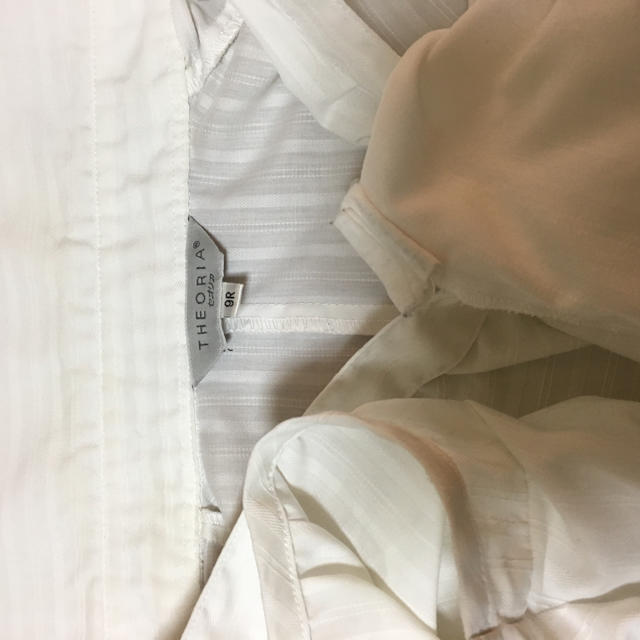 しまむら(シマムラ)のしまむら 白ブラウス 半袖 9号 レディースのトップス(シャツ/ブラウス(半袖/袖なし))の商品写真