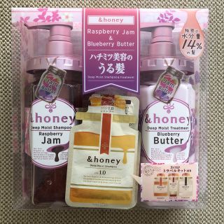 ハニーチェ(Honeyce')の【新品】&honey アンドハニー シャンプー トリートメント【限定】(シャンプー)