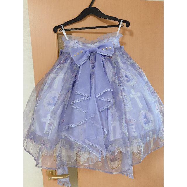 Angelic Pretty(アンジェリックプリティー)のMilky Cross ラベンダースカート(Angelic Pretty) レディースのスカート(その他)の商品写真