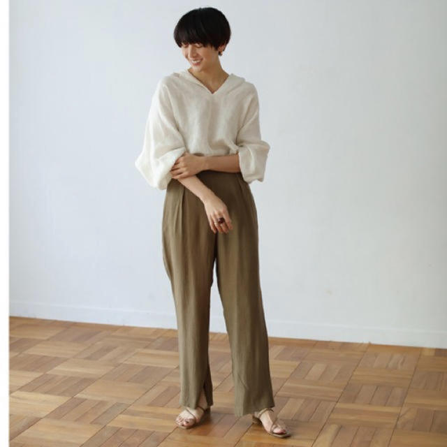 トゥデイフル Crape Rough Pants