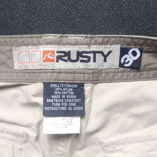 RUSTY(ラスティ)のRUSTY ハーフパンツ メンズのパンツ(ショートパンツ)の商品写真