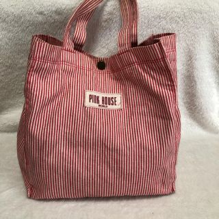 ピンクハウス(PINK HOUSE)のピンクハウス ストライプトートバッグ(トートバッグ)