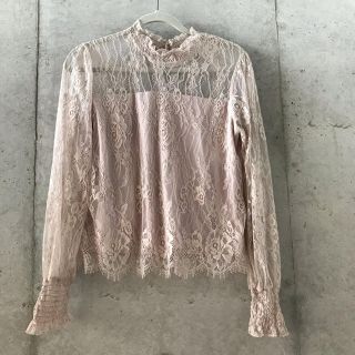 ダブルクローゼット(w closet)のwcloset レースブラウス(シャツ/ブラウス(長袖/七分))