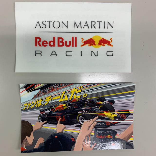 Red Bull Racing ステッカー  2枚 セット チケットのスポーツ(モータースポーツ)の商品写真