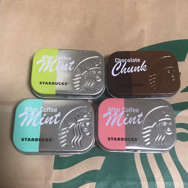 Starbucks Coffee スターバックス アフターコーヒーミント ミント缶のみ 4点の通販 By きらきらひかる S Shop スターバックスコーヒーならラクマ