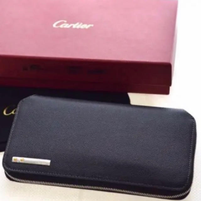ヤフオク落札トラブルスーパーコピー,Cartier-★カルティエ★サントス★ラウンドファスナー長財布★黒★ブラック★レザーの通販byエカコ'sshop|カルティエならラクマ