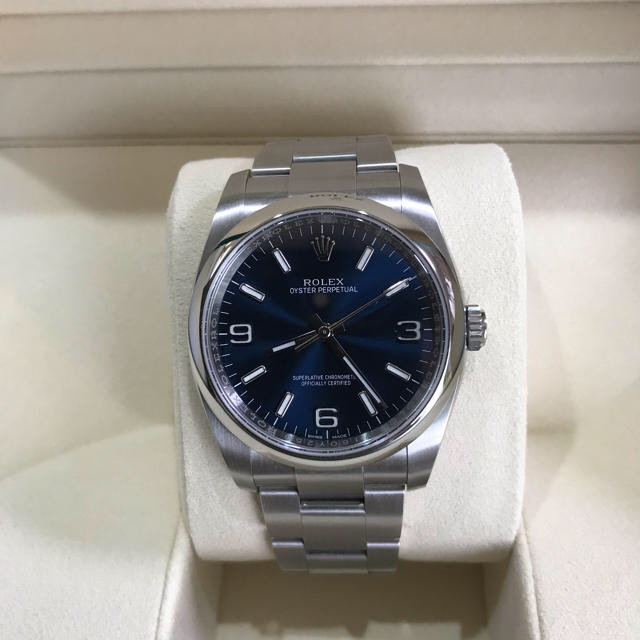 ROLEX(ロレックス)のROLEX oyster perpetual36 Ref.116000 ブルー メンズの時計(腕時計(アナログ))の商品写真