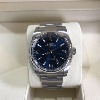 ロレックス(ROLEX)のROLEX oyster perpetual36 Ref.116000 ブルー(腕時計(アナログ))