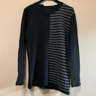 ヨウジヤマモト(Yohji Yamamoto)のヨウジヤマモト ボーダー切替ニット 1 レギュレーション REGULATION(ニット/セーター)