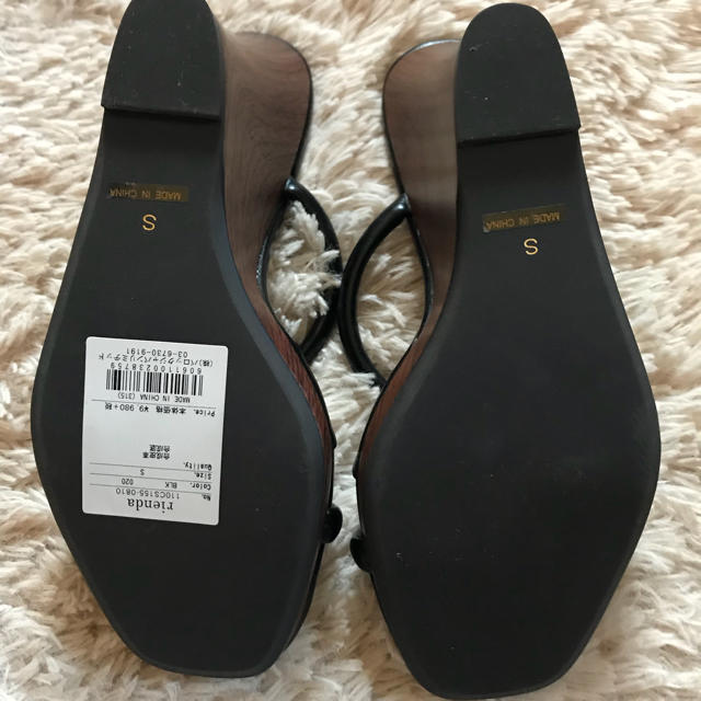 rienda(リエンダ)のW beltウェッジサンダル レディースの靴/シューズ(サンダル)の商品写真