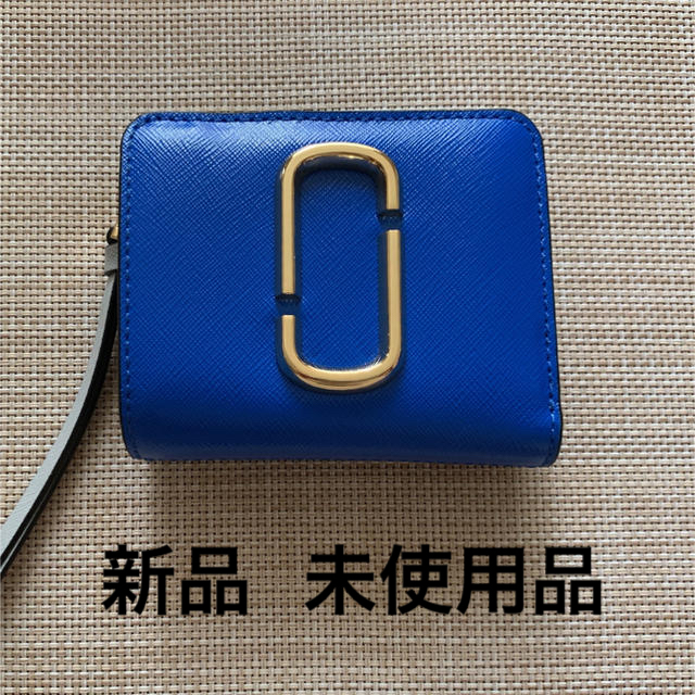 MARC JACOBS(マークジェイコブス)のマーク ジェイコブス / ミニコンパクトウォレット  ブルー   新品 未使用 レディースのファッション小物(財布)の商品写真