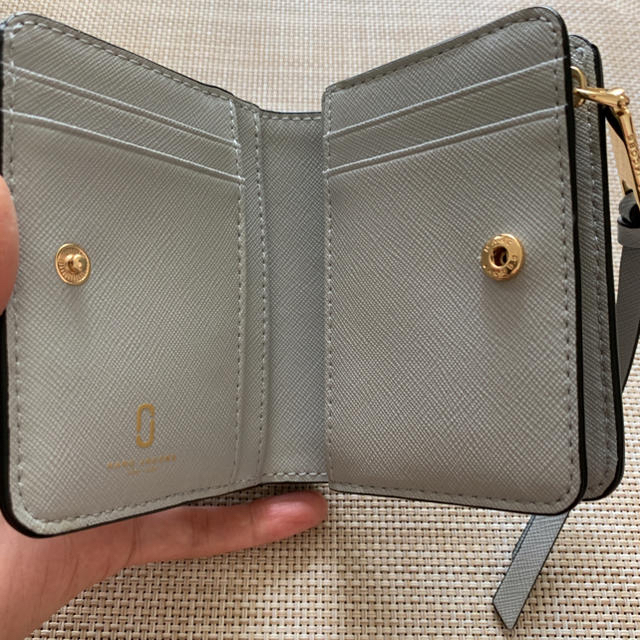 MARC JACOBS(マークジェイコブス)のマーク ジェイコブス / ミニコンパクトウォレット  ブルー   新品 未使用 レディースのファッション小物(財布)の商品写真