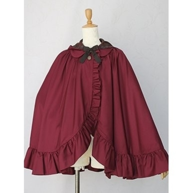 Victorian maiden ノーブルリボンマント ボルドー ロリィタ- 13