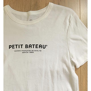 プチバトー(PETIT BATEAU)のプチバトー PETITBATEAU ロゴＴシャツ(Tシャツ(半袖/袖なし))