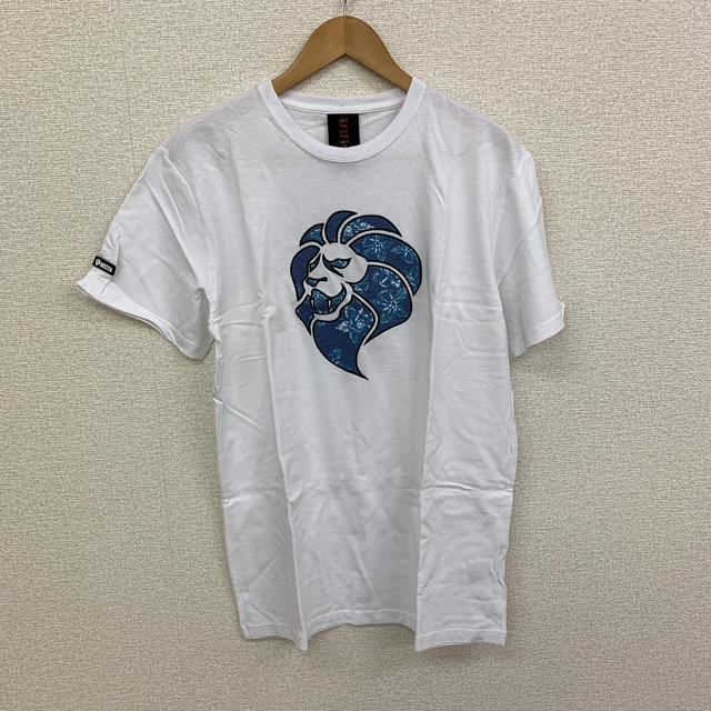 NESTA BRAND(ネスタブランド)の◆新品未使用◆NESTA BRAND Tシャツ「青ライオン」ホワイト Lサイズ メンズのトップス(Tシャツ/カットソー(半袖/袖なし))の商品写真