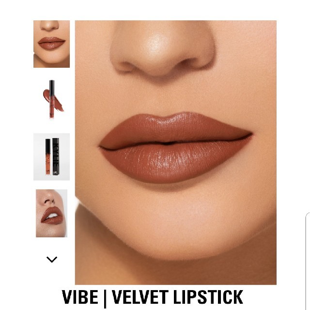 Kylie Cosmetics(カイリーコスメティックス)のKYLIE Cosmetics カイリー　ベルベットリキッドリップ　VIBE  コスメ/美容のベースメイク/化粧品(口紅)の商品写真