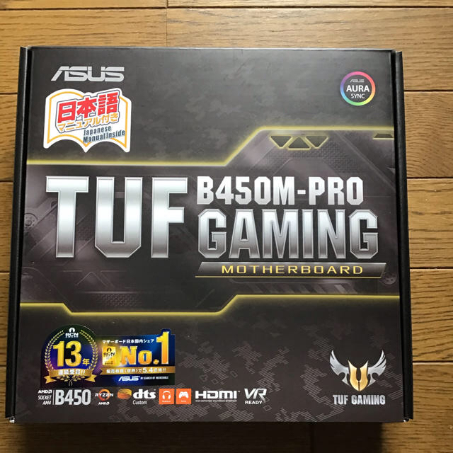 ASUS TUF B450M-PLUS GAMING スマホ/家電/カメラのPC/タブレット(PCパーツ)の商品写真