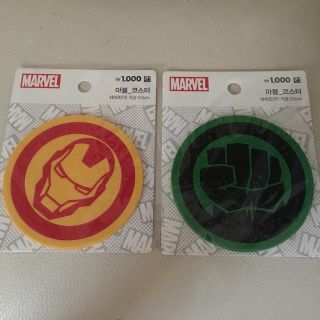 マーベル(MARVEL)の【MARVELマーベル】 アイアンマン ハルク キャラクター コースター(アメコミ)