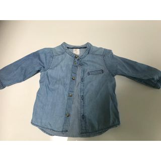 エイチアンドエイチ(H&H)のデニムシャツ H &M 75㎝(シャツ/カットソー)