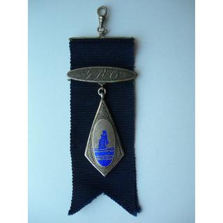 皇紀2588年　昭和3年　学習院創立50周年記念　水上部大会ヨットメダル徽章記章