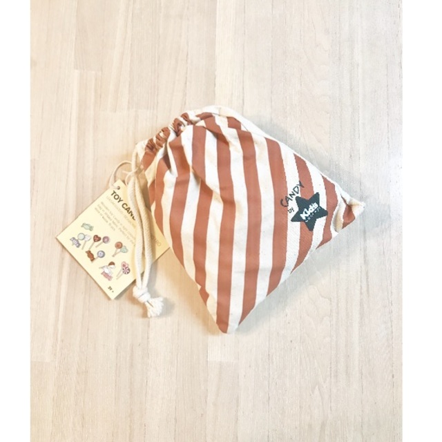 Caramel baby&child (キャラメルベビー&チャイルド)の新品✦Kids Concept 木製Candy set 15ピース(巾着つき) キッズ/ベビー/マタニティのおもちゃ(知育玩具)の商品写真