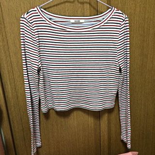 スナイデル(SNIDEL)のスナイデル♡マルチボーダーTシャツ(Tシャツ(長袖/七分))