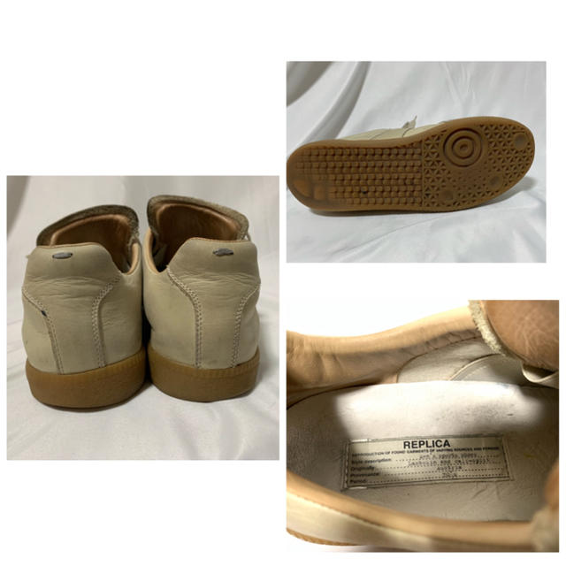 Maison Martin Margiela(マルタンマルジェラ)のMartin Margiela マルタンマルジェラ ペンキ ジャーマントレーナー メンズの靴/シューズ(スニーカー)の商品写真