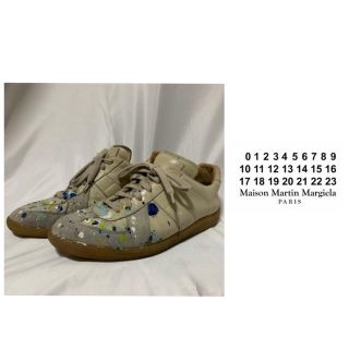 マルタンマルジェラ(Maison Martin Margiela)のMartin Margiela マルタンマルジェラ ペンキ ジャーマントレーナー(スニーカー)