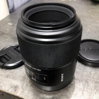 ソニー(SONY)のsony 100mm macro マクロ ソニー MINOLTAもok(レンズ(単焦点))