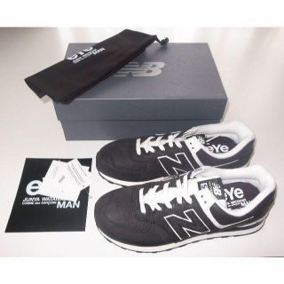 ジュンヤワタナベ(JUNYA WATANABE)のJUNYA new balance スニーカー 574 black US8(スニーカー)