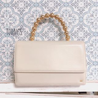 ハナエモリ(HANAE MORI)の【HANAE MORI】本レザーホワイトバッグ レディース 美品 vintage(ハンドバッグ)