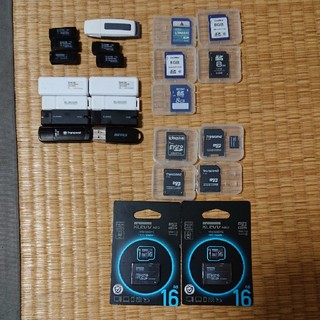 USBメモリ/SDカード/マイクロSDカード /25個セット 送料込み 中古(PC周辺機器)