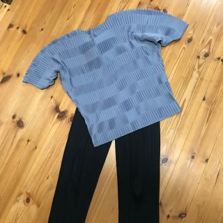 イッセイミヤケ(ISSEY MIYAKE)のemuninim22様専用。上品トップス 新品未使用タグ付き(シャツ/ブラウス(長袖/七分))