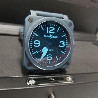 ベルアンドロス(Bell & Ross)の【baboo様専用】Bell&Ross(ベル&ロス)ブルーセラミック(腕時計(アナログ))