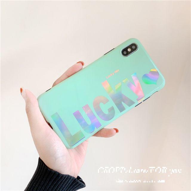 大人気！iPhoneケース パステルカラー ソフトケース ロゴ スマホ/家電/カメラのスマホアクセサリー(iPhoneケース)の商品写真