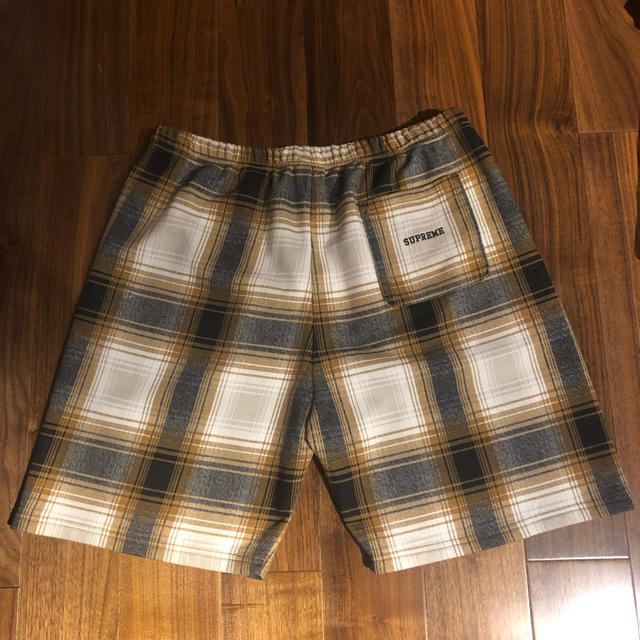 supreme nike 18aw チェック ショーツ パンツ L 新品未使用 最旬