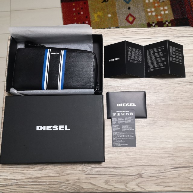 DIESEL ディーゼル chain24zip 財布 長財布 レザー 未使用品