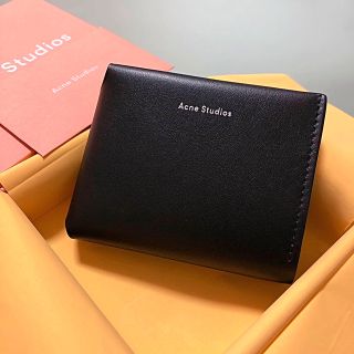 アクネ(ACNE)のアクネストゥディオズ Acne Studios フォールド ウォレット ブラック(折り財布)