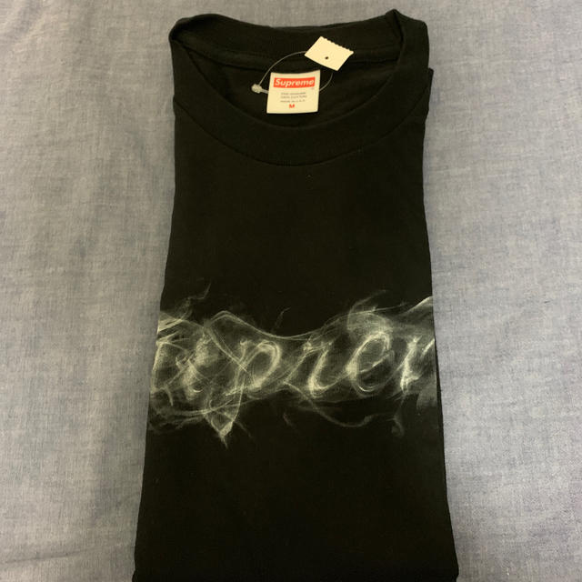 supreme smoke tee ブラック Mトップス